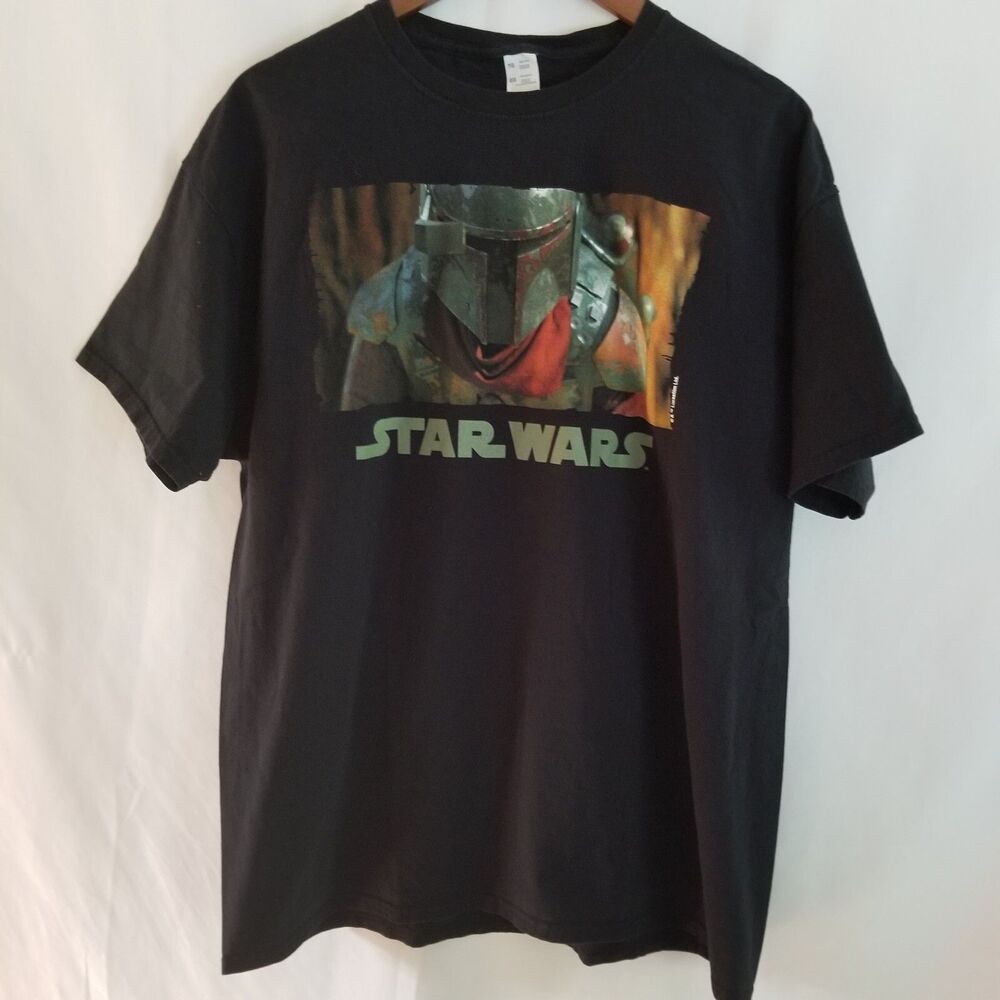 Star Wars T-Shirt Men's Black Short Sleeve 100% Cotton Size XL